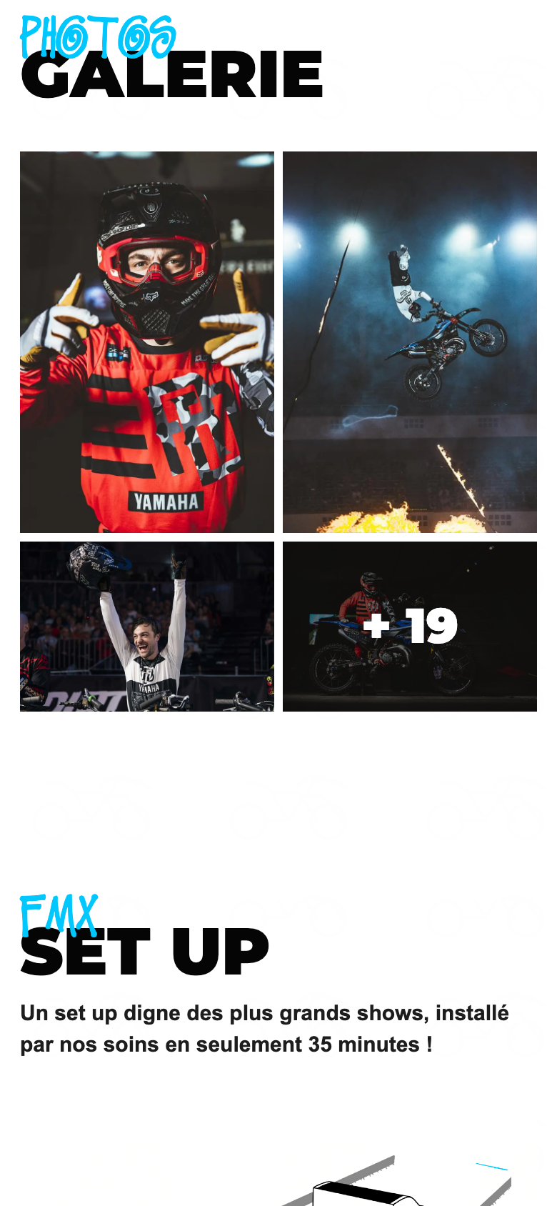 Une section intérieure de David Rinaldo FMX sur iPhone