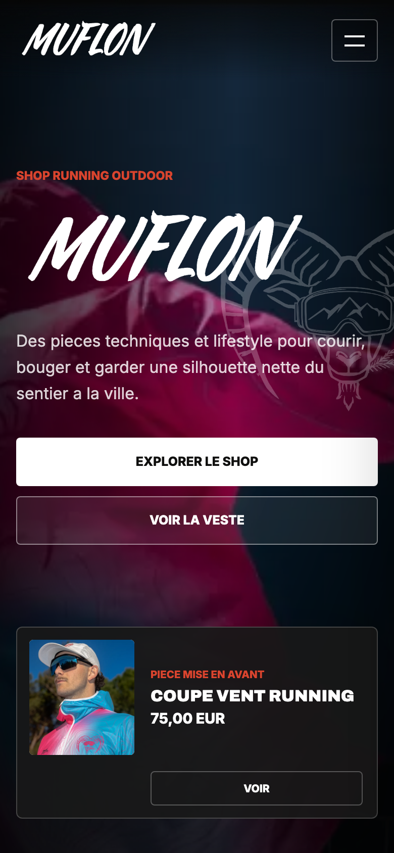 Accueil de Muflon sur iPhone