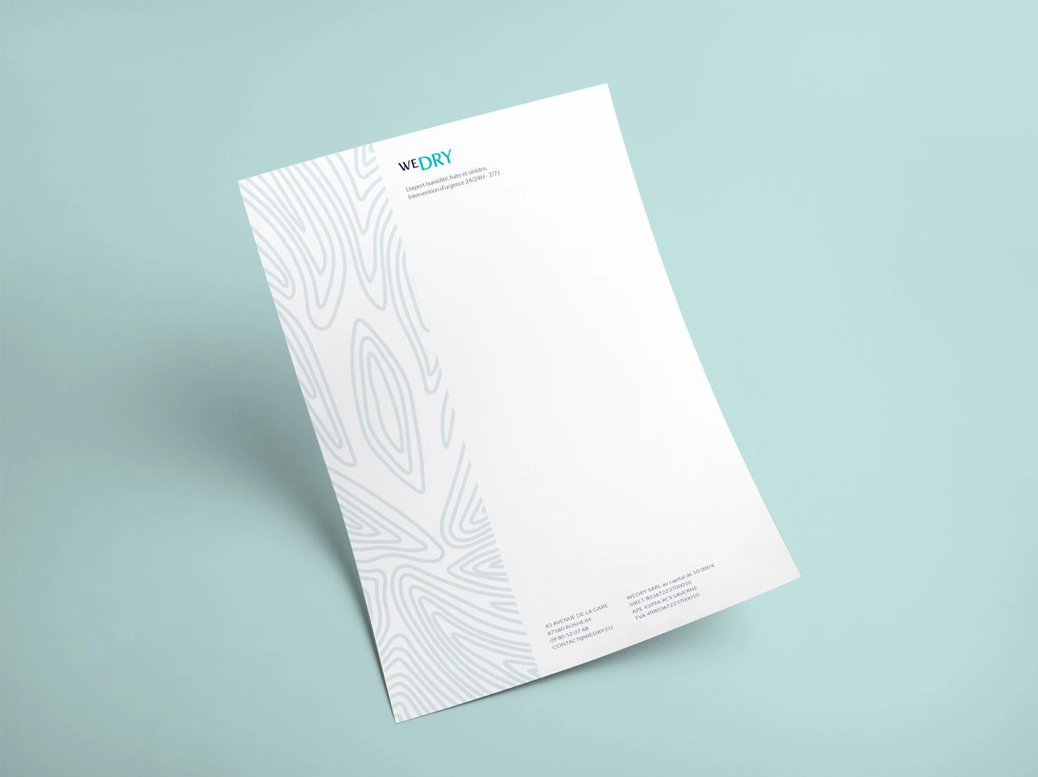 Papier à en-tête Wedry